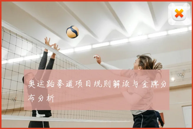 奥运跆拳道项目规则解读与金牌分布分析