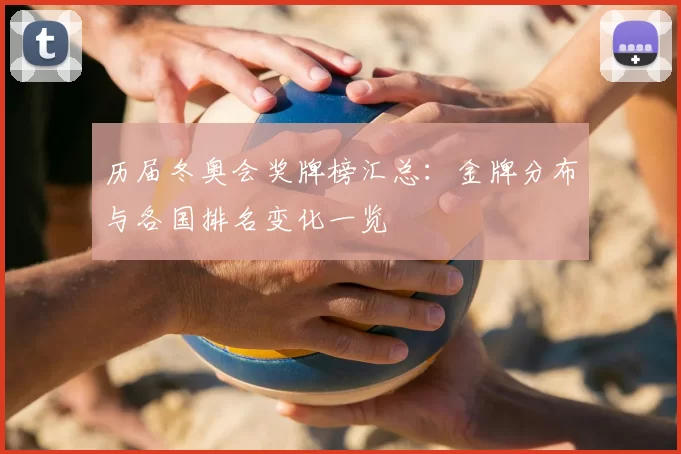 历届冬奥会奖牌榜汇总：金牌分布与各国排名变化一览